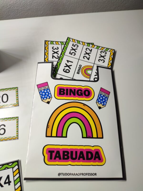 BINGO DA TABUADA - Imagem 2