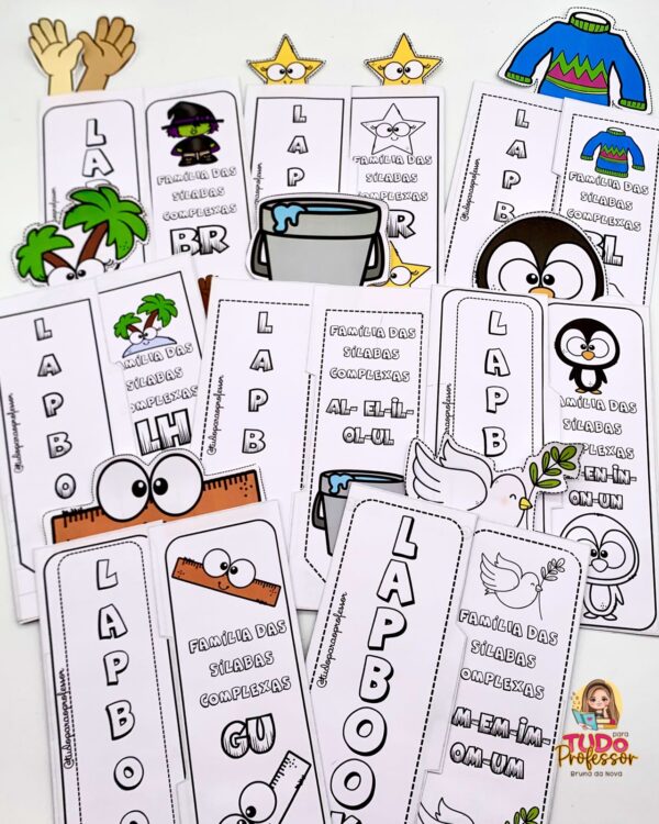 Lapbook Sílabas Complexas