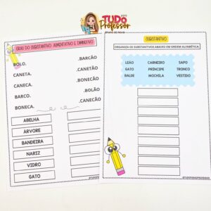 Atividade dos Substantivos