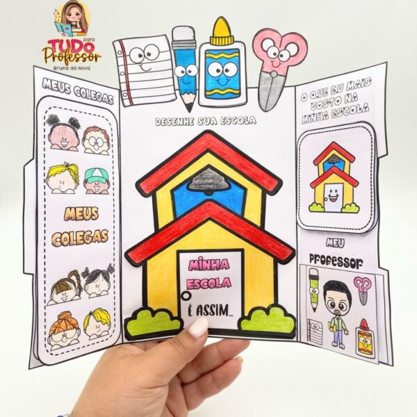 Lapbook dia da Escola - Imagem 3