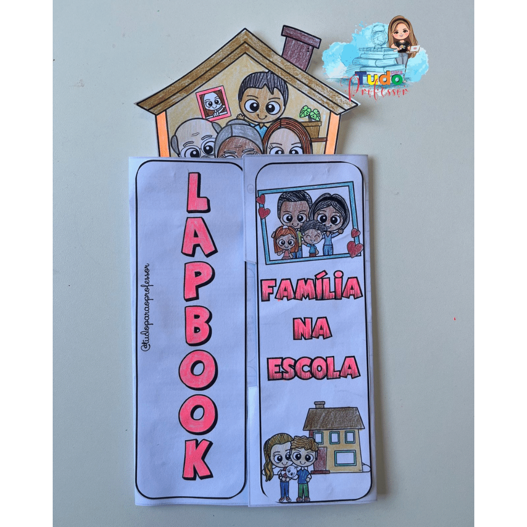 Lapbook Familia na Escola - Loja - Tudo Para o Professor