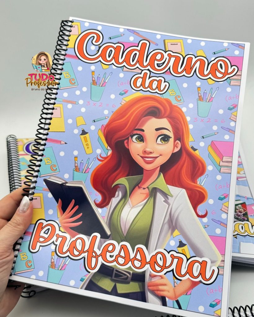 Caderno Da Professora 2025 Loja Tudo Para O Professor