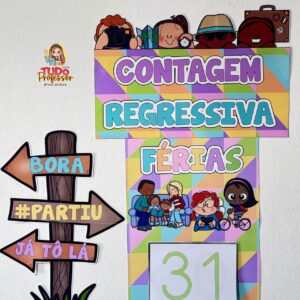 Painel Contagem Regressiva para as Férias