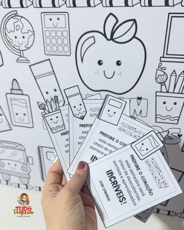 Kit para Colorir Volta as Aulas - Imagem 4