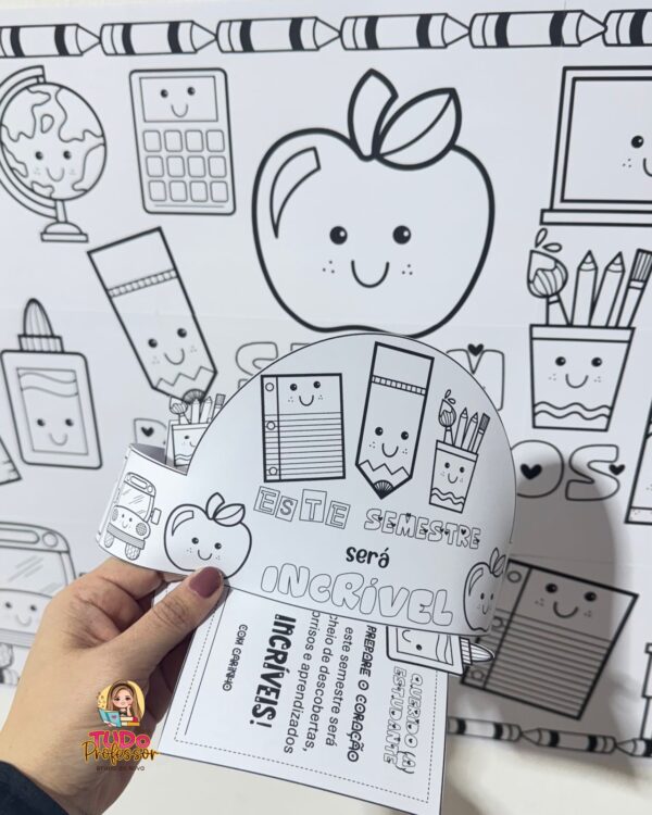 Kit para Colorir Volta as Aulas - Imagem 2