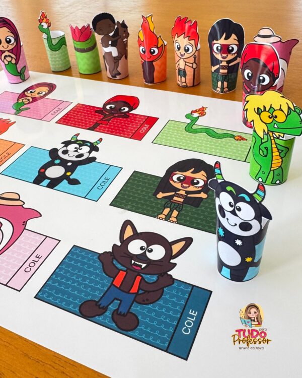 Dedoches do Folclore para Imprimir – Atividade Lúdica para Educação Infantil - Imagem 4