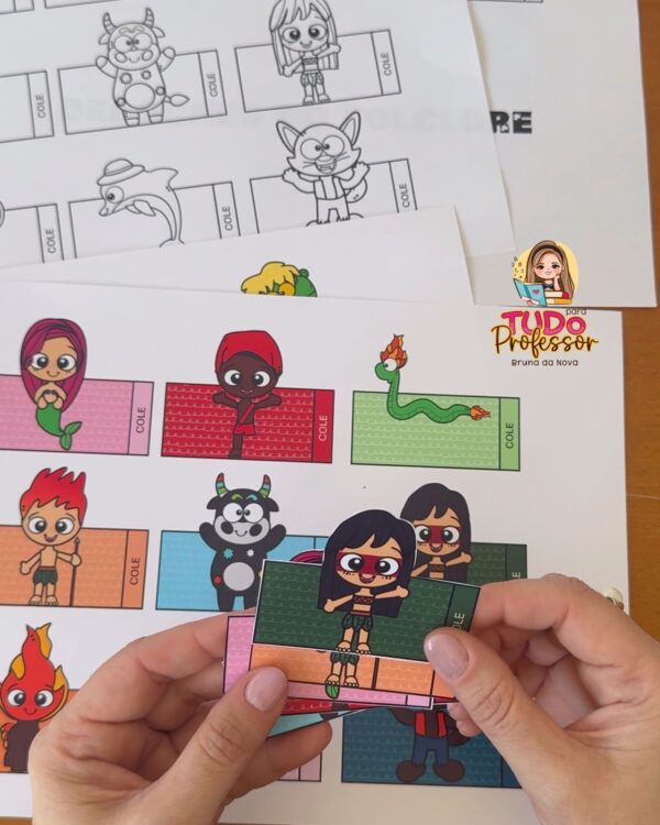 Dedoches do Folclore para Imprimir – Atividade Lúdica para Educação Infantil - Imagem 6
