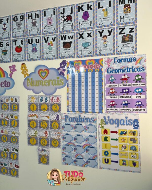 Kit Sala de Aula Ursinhos Carinhosos