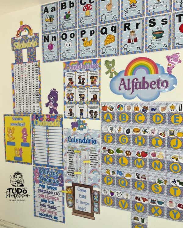 Kit Sala de Aula Ursinhos Carinhosos - Imagem 3