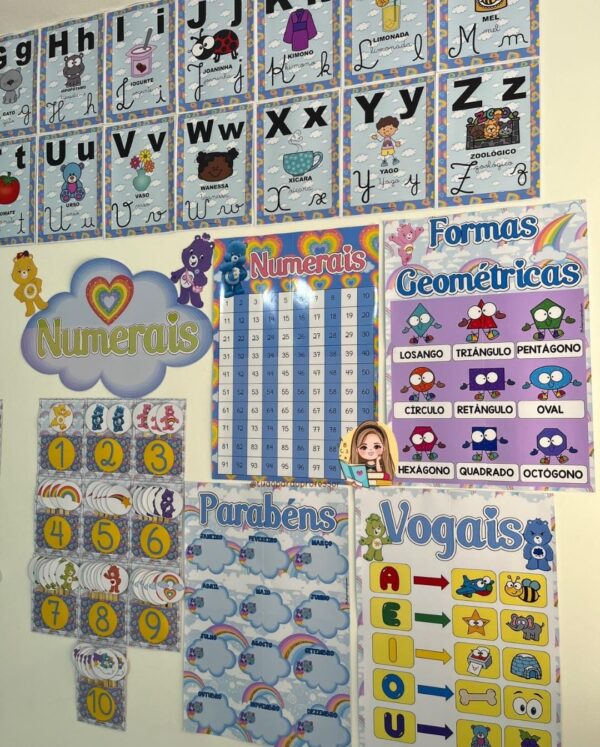 Kit Sala de Aula Ursinhos Carinhosos - Imagem 8