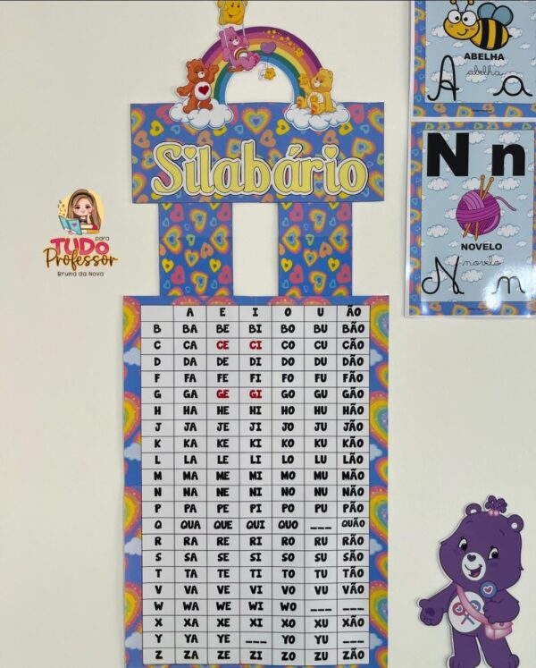 Kit Sala de Aula Ursinhos Carinhosos - Imagem 10