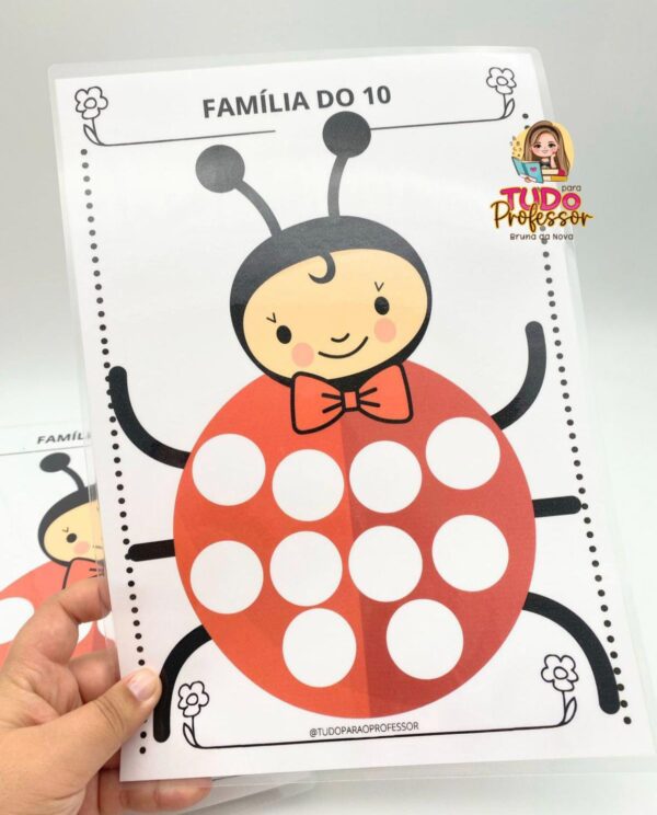 Sequência de Numerais Joaninha - Imagem 4