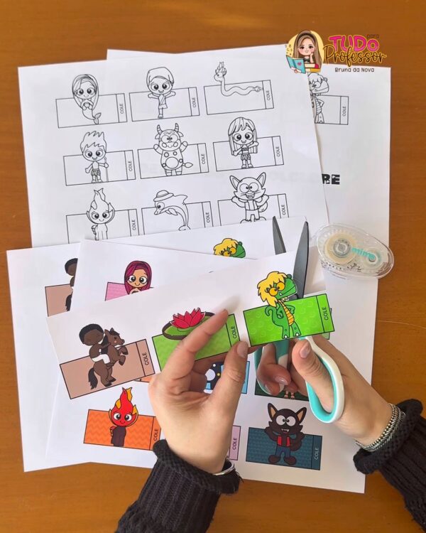 Dedoches do Folclore para Imprimir – Atividade Lúdica para Educação Infantil - Imagem 2