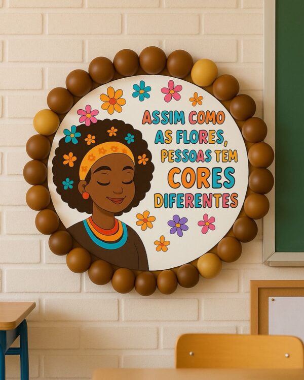 Painel Consciência Negra 3D
