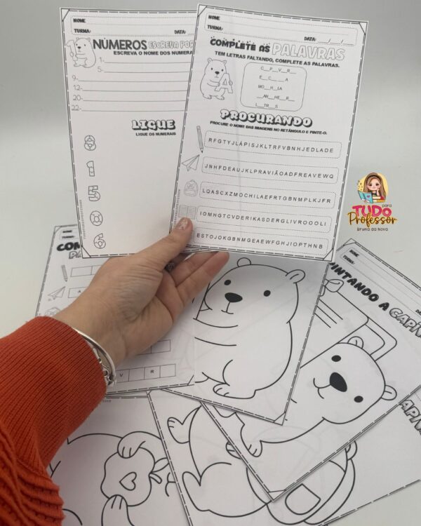 Sequência de Atividades Capivara - Imagem 2