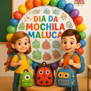 Painel Mochila Maluca 3D