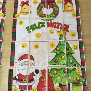 Quebra-Cabeça Tabuada de Natal