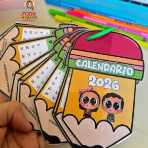 Chaveiro Calendário Lápis