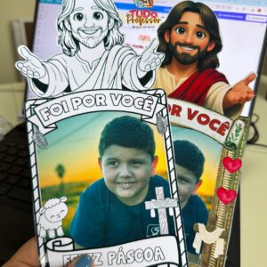 Cartão de Páscoa- Foi por Você