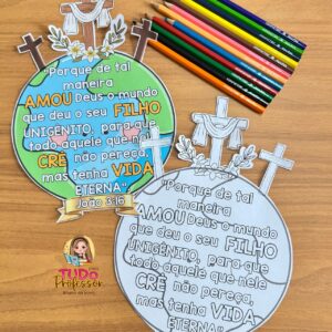 Atividade e Painel Versículo Páscoa