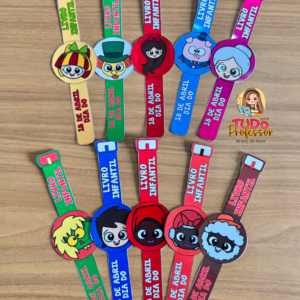 Pulseiras dia do Livro