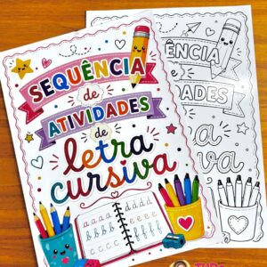 Sequência de Atividades de Letra Cursiva