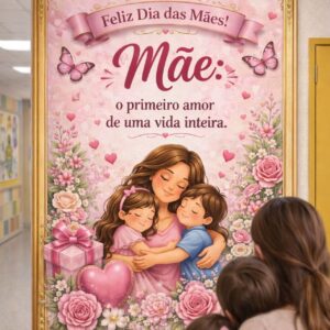 Painel dia da Mães Moldura