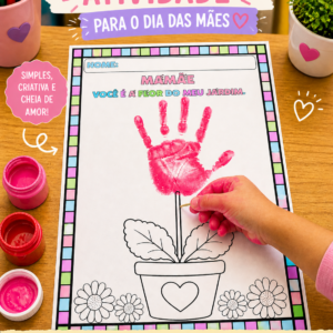 Atividade Mãe Flor Jardim