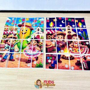 Quebra-Cabeça Junino da Multiplicação