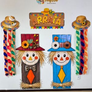 Painel Espantalhos Festa Junina
