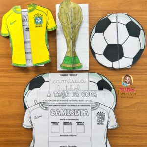 Atividades de Alfabetização Tema Copa