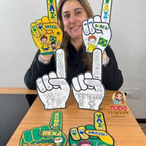 Mãozinha Jogo Brasil e Escócia