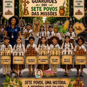 Desfile 7 de Setembro tema: 7 Povos das Missões