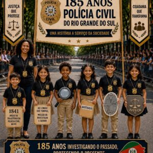 Desfile 7 de Setembro tema: 185 anos da Polícia Civil do Rio Grande do Sul