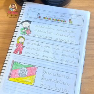 Letra Cursiva - Semana Farroupilha