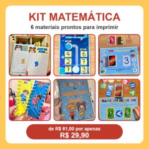 Kit Matemática Completo 6 materiais